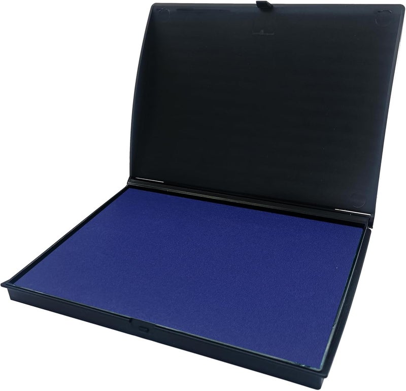 Stampmate Large Blue Stamp Pad 7" x 5" – Premium Felt Ink Pad for Office, Home, Craft, and Rubber Stamps - Image 5